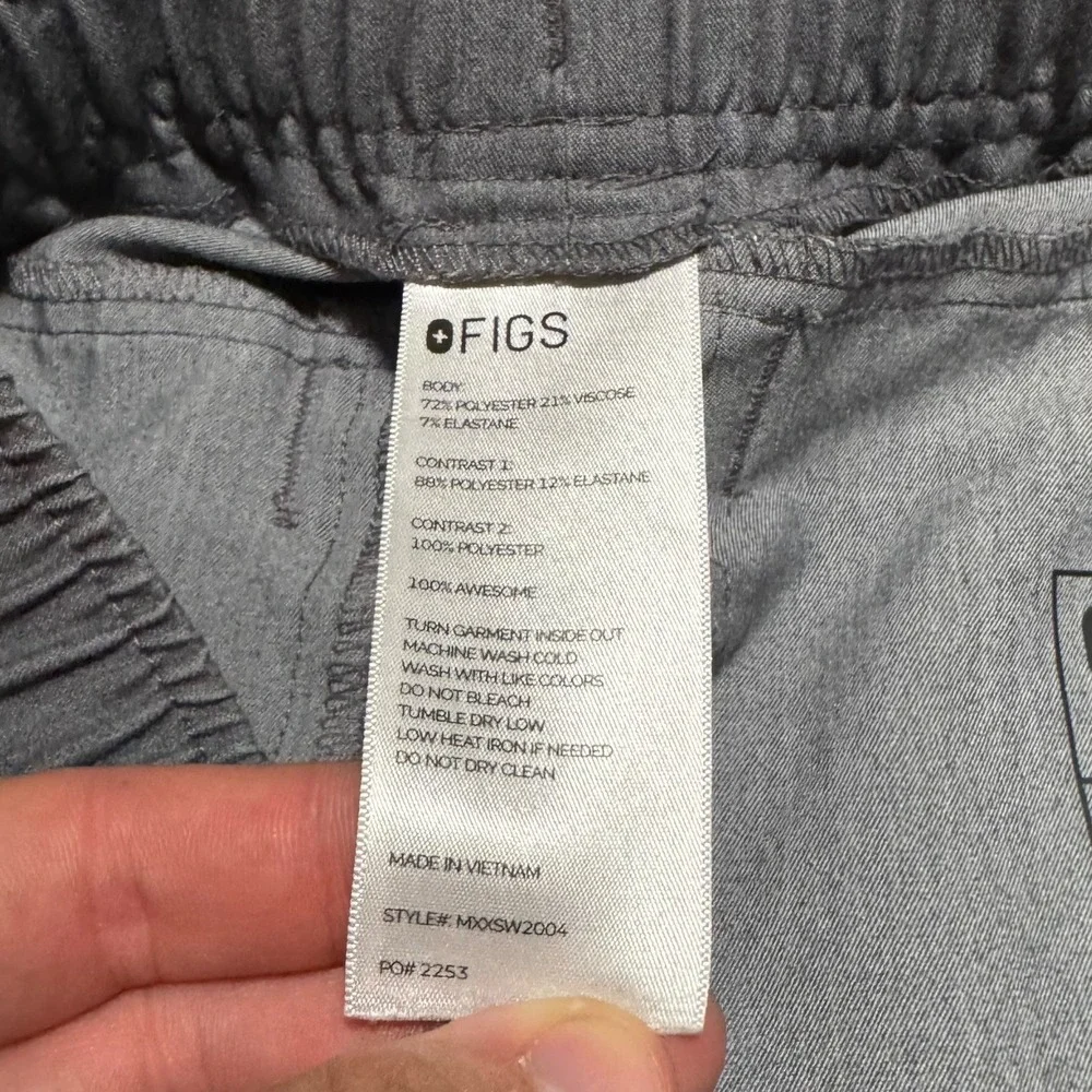 Figs Technical Collection Men's Tansen Jogger Scrub Nursing Gray Bottoms Men's M